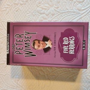 Lord Peter Wimsey Five Red Herrings 4 VHS BBC Drama Mystery 1974 Series